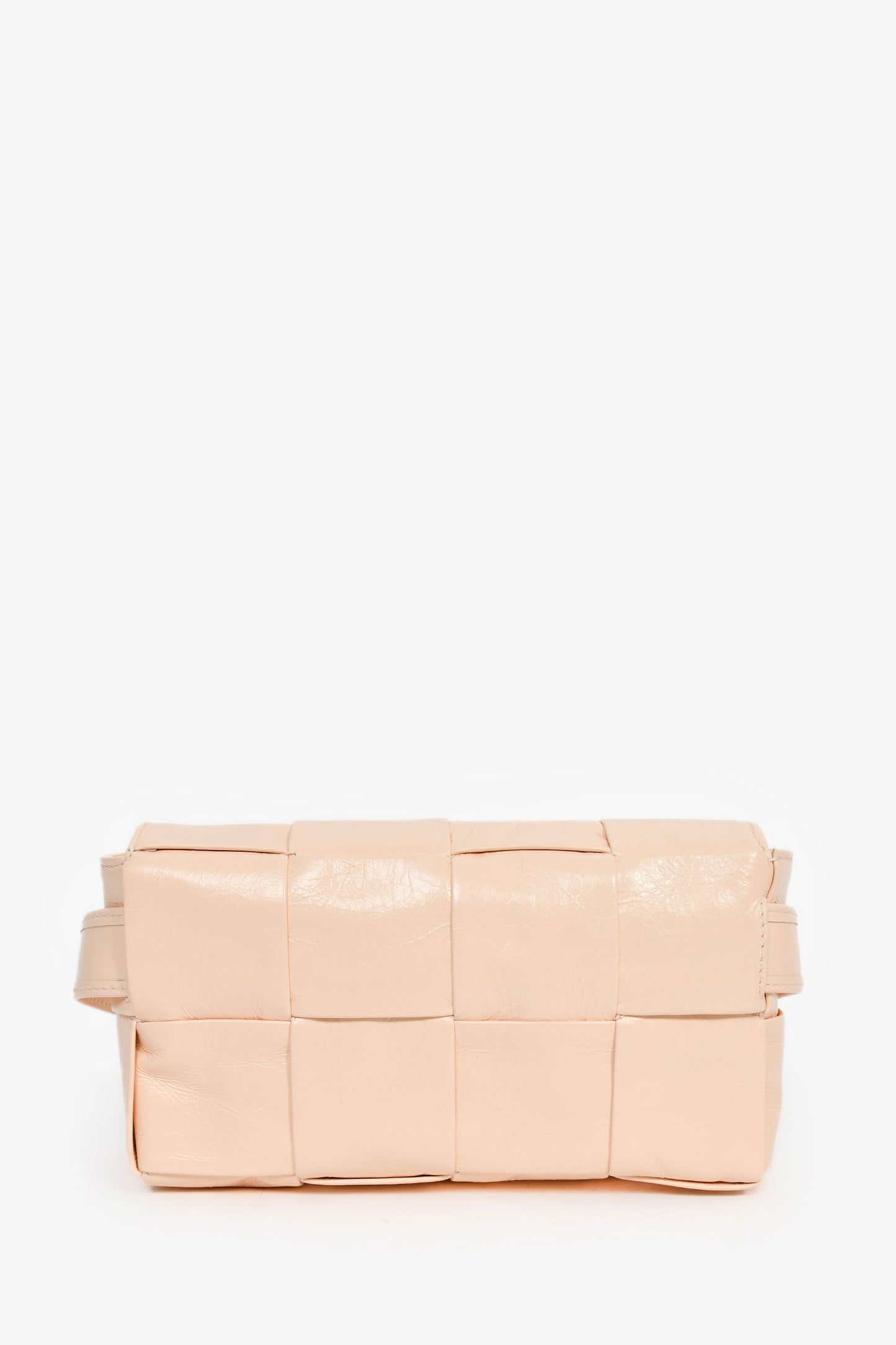 Bottega Veneta Pink Leather Intrecciato Belt Bag