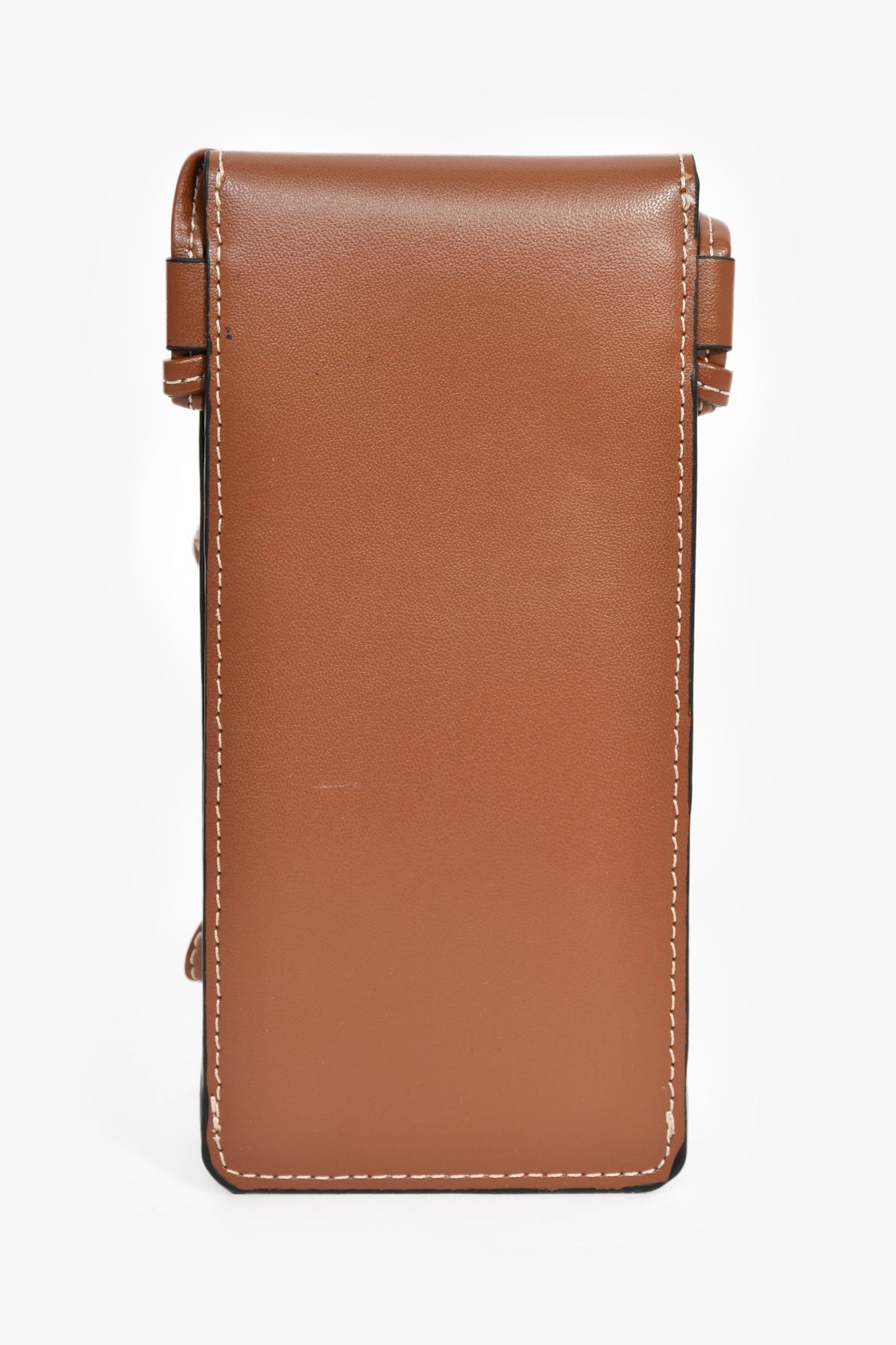 Celine Brown Leather Sunglass Pouch