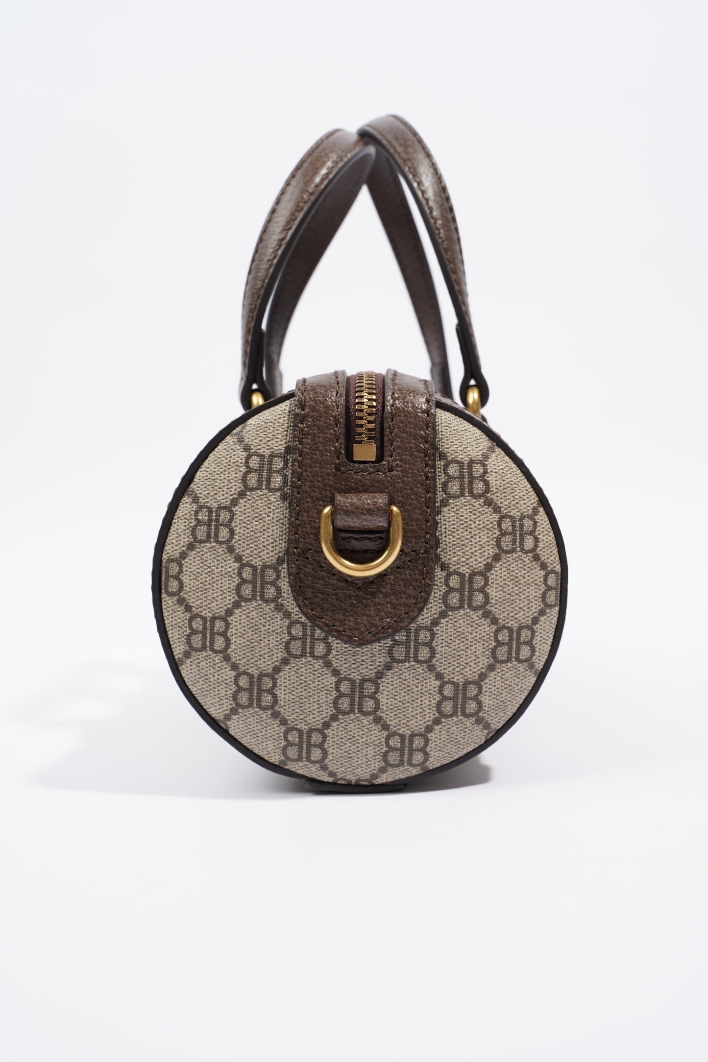 Gucci x Balenciaga Hacker Project Boston Bag Supreme Coated Canvas