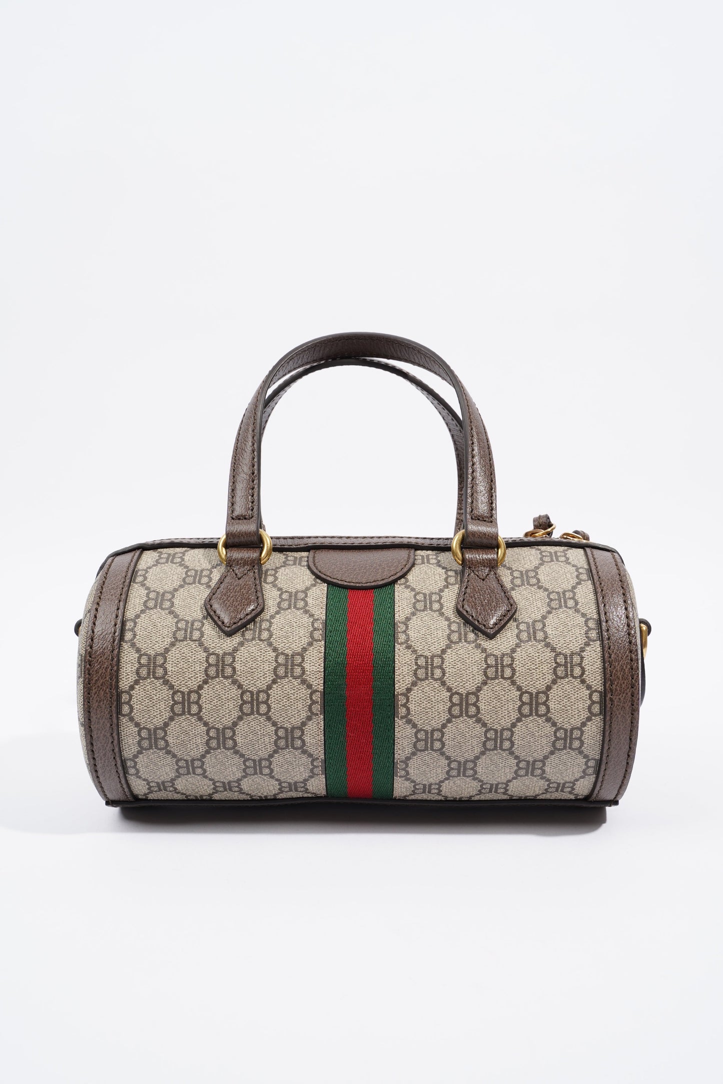 Gucci x Balenciaga Hacker Project Boston Bag Supreme Coated Canvas