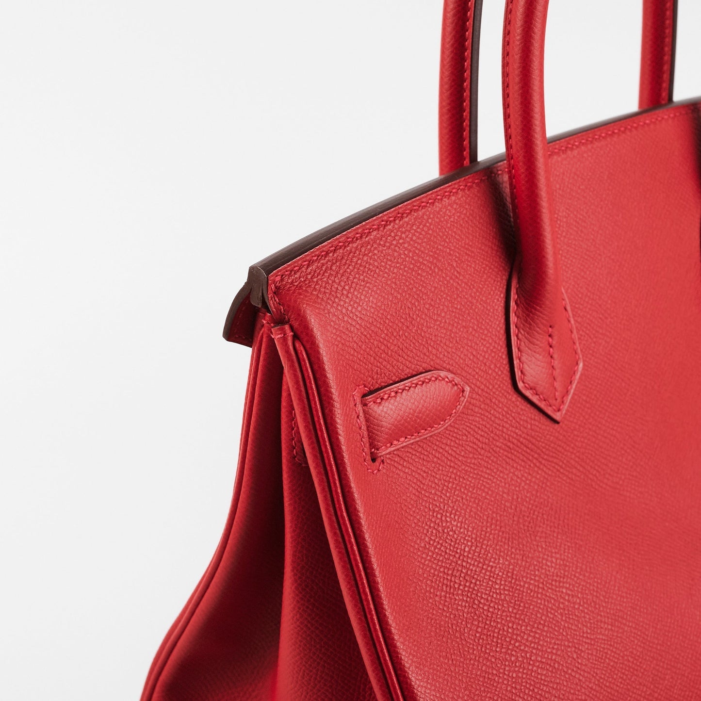 ITEM 34 - Hermes Birkin 30 Rouge Casaque R Square