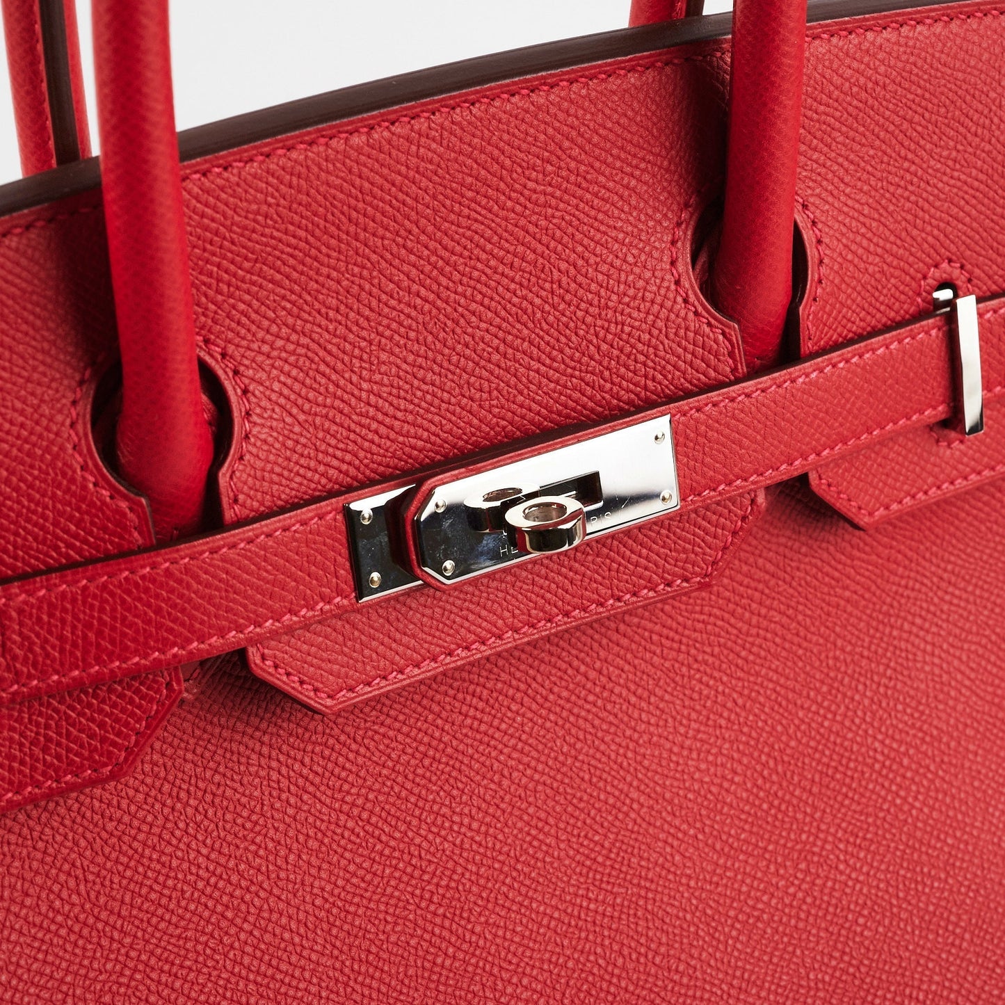 ITEM 34 - Hermes Birkin 30 Rouge Casaque R Square