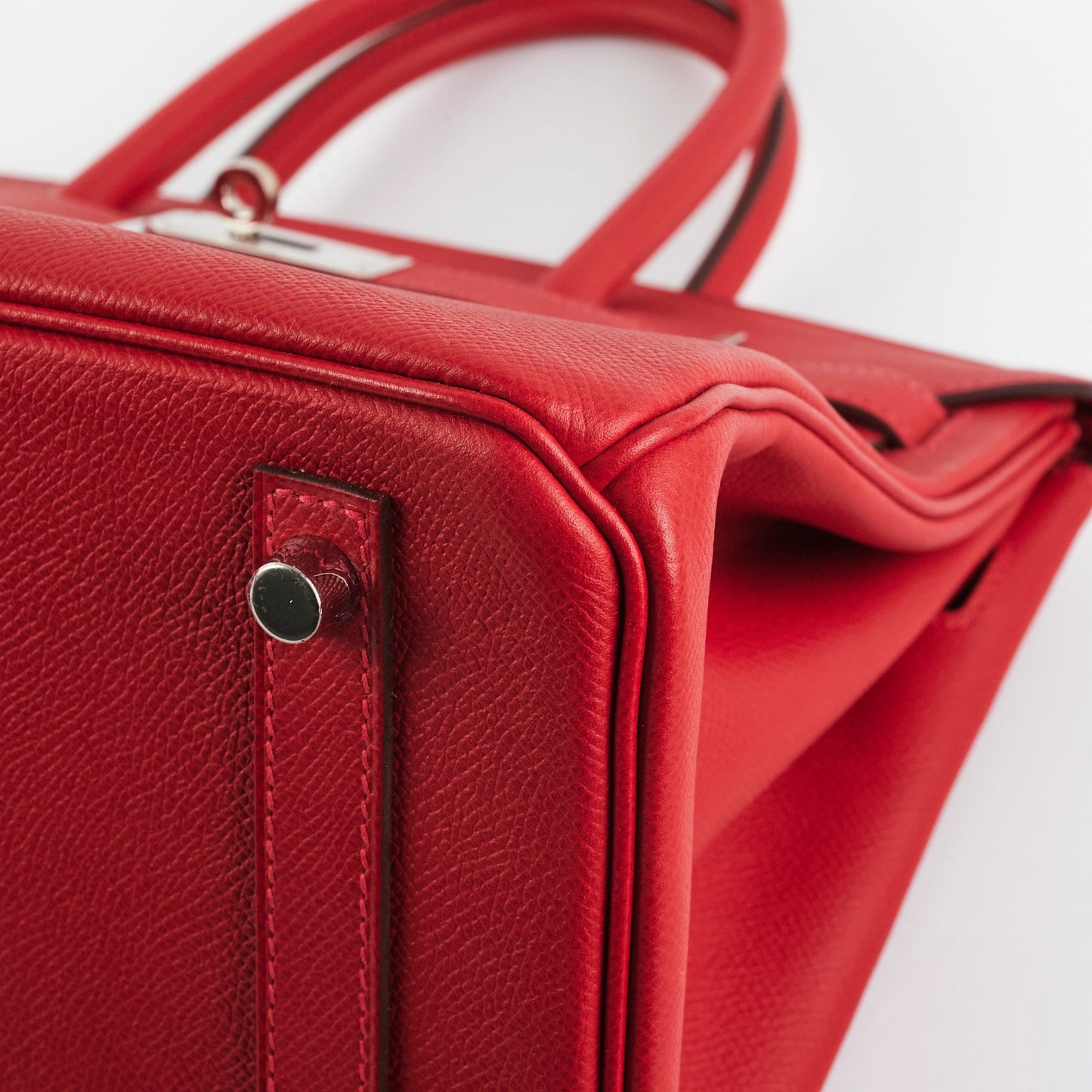 ITEM 34 - Hermes Birkin 30 Rouge Casaque R Square