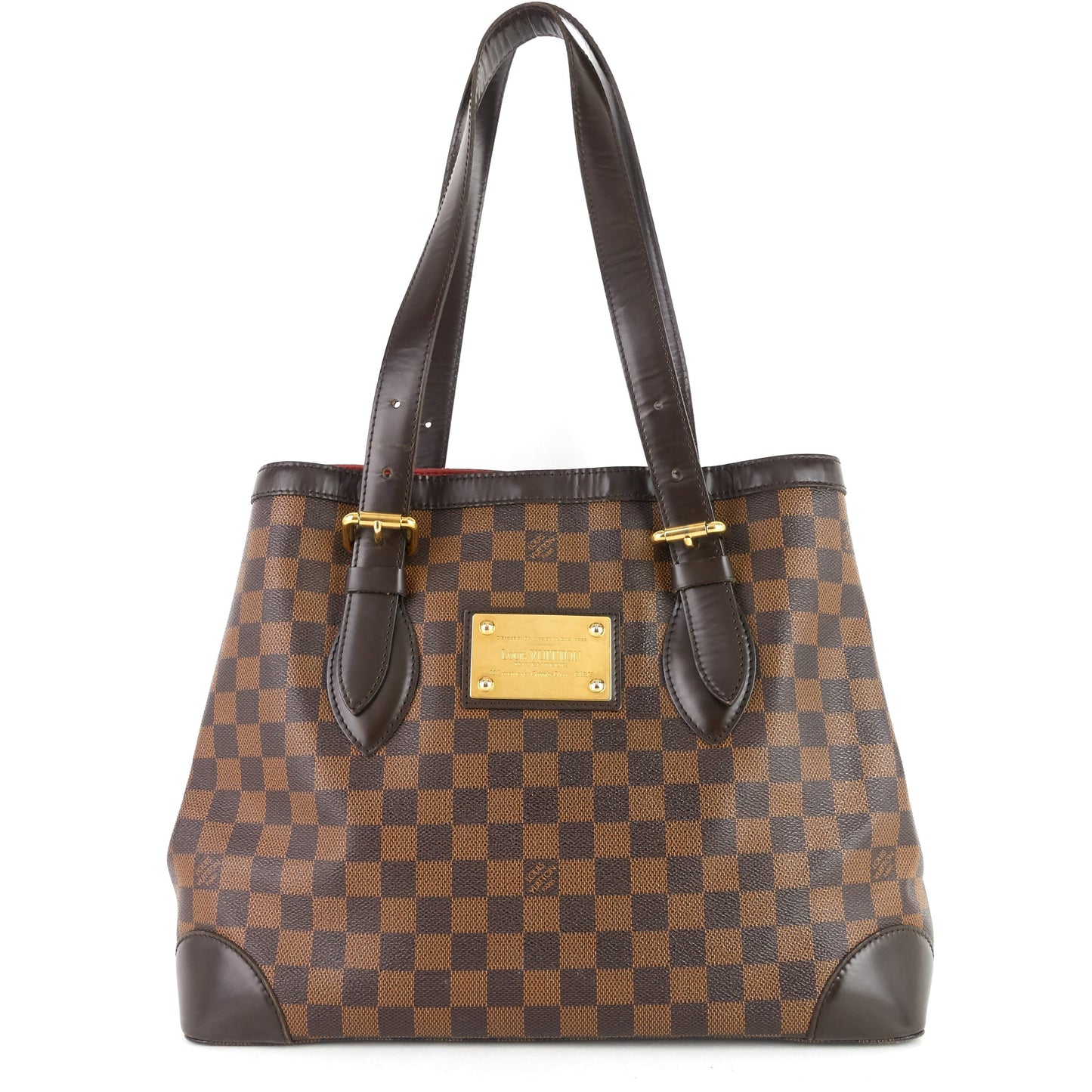 LOUIS VUITTON Hampstead MM Damier Ebene Canvas Bag