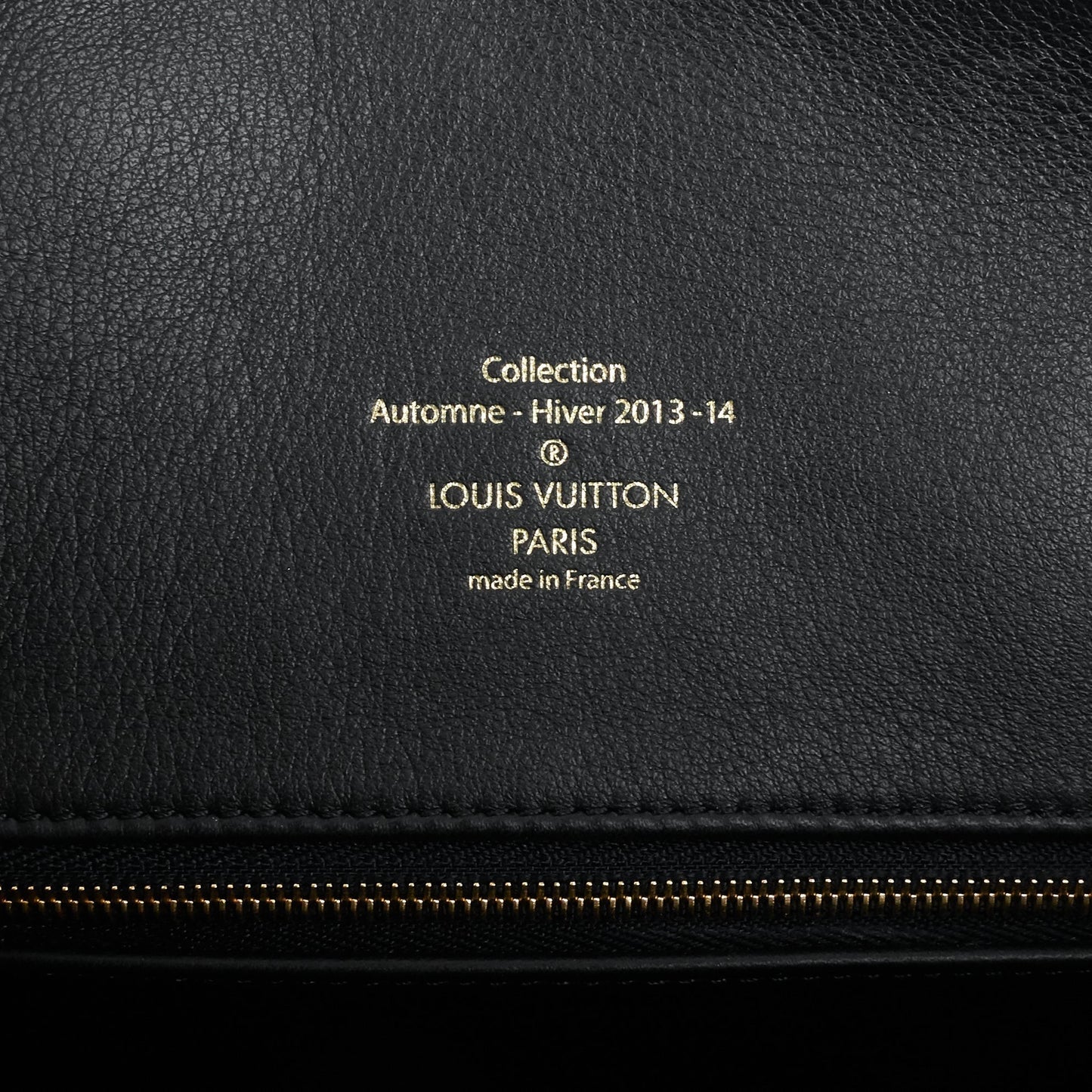 LOUIS VUITTON Cuir Boudoir Lockit Leather Chain Tote Bag