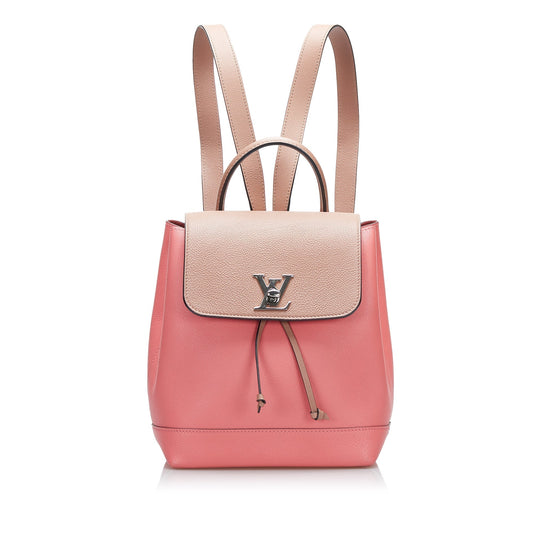 Louis Vuitton Lockme Backpack Pink Calfskin