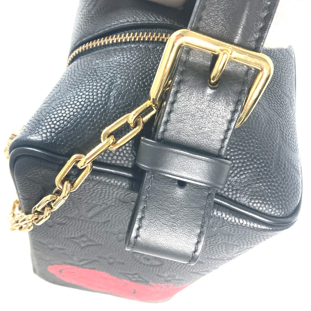 LOUIS VUITTON business bag M58515 leather black LV x NBA monogram cloak dopp kit