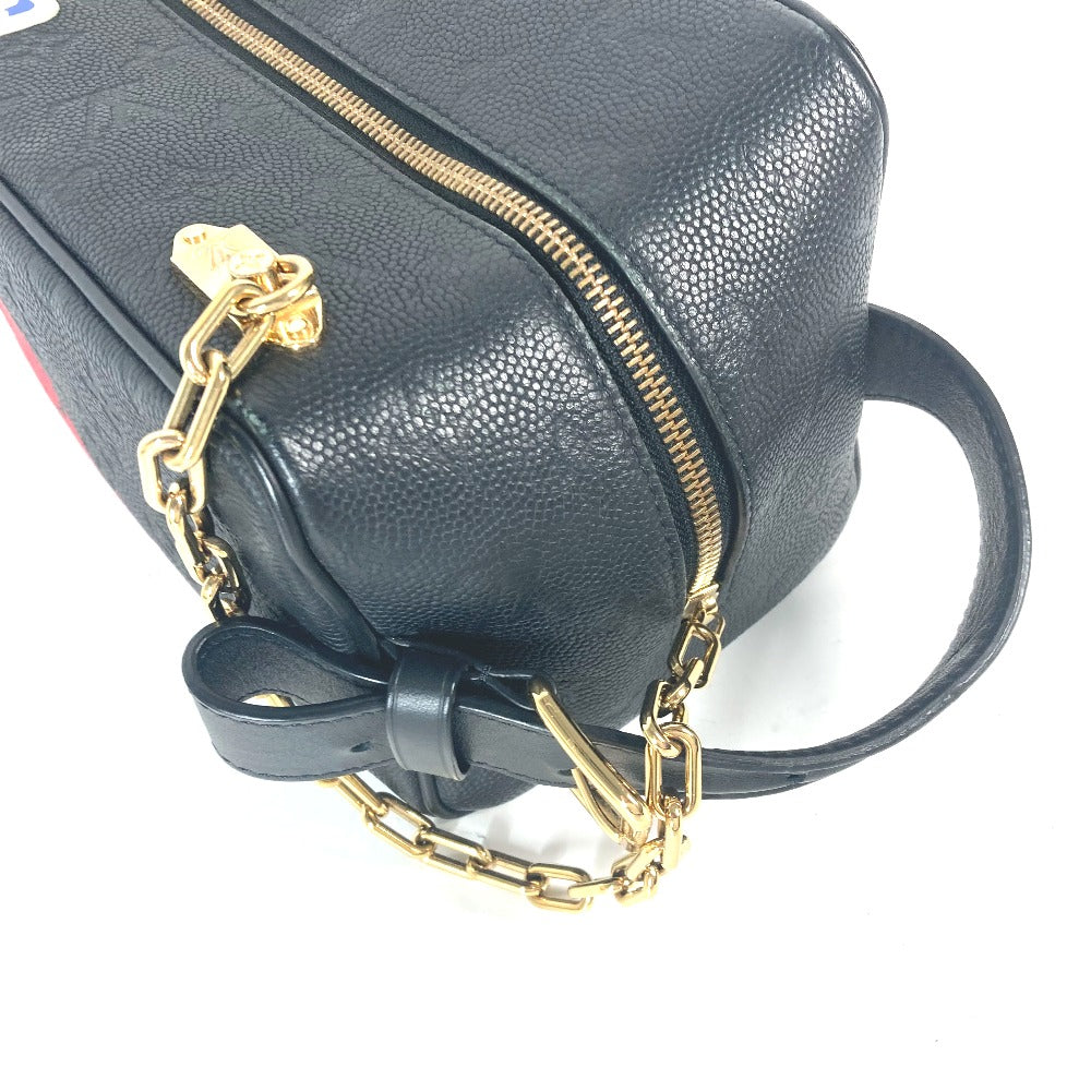 LOUIS VUITTON business bag M58515 leather black LV x NBA monogram cloak dopp kit