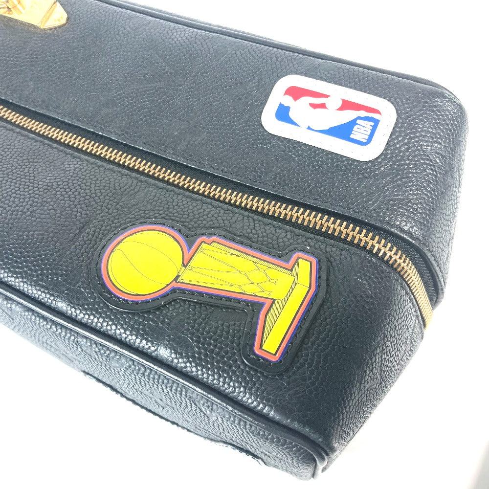 LOUIS VUITTON business bag M58515 leather black LV x NBA monogram cloak dopp kit