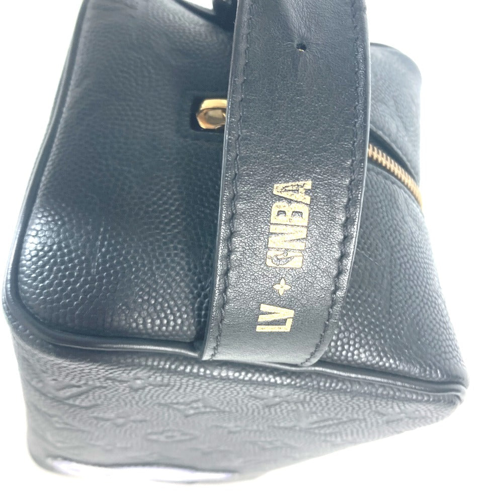 LOUIS VUITTON business bag M58515 leather black LV x NBA monogram cloak dopp kit