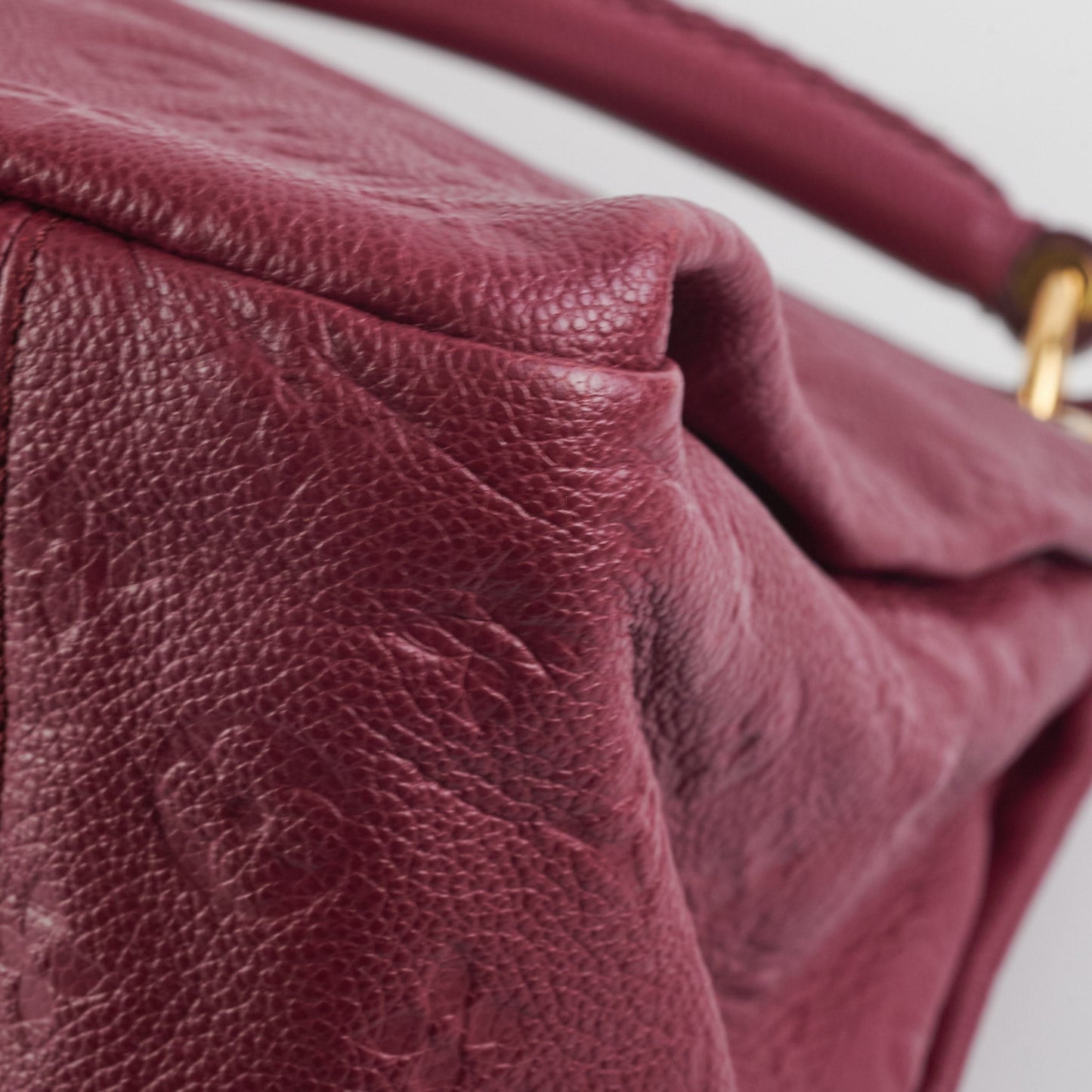 Louis Vuitton Artsy Burgundy MM Shoulder Bag