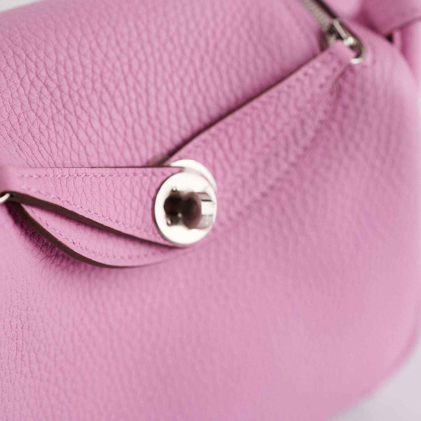 Hold Hermes Mini Lindy Clemece Mauve Sylvestre Stamp U (2022)