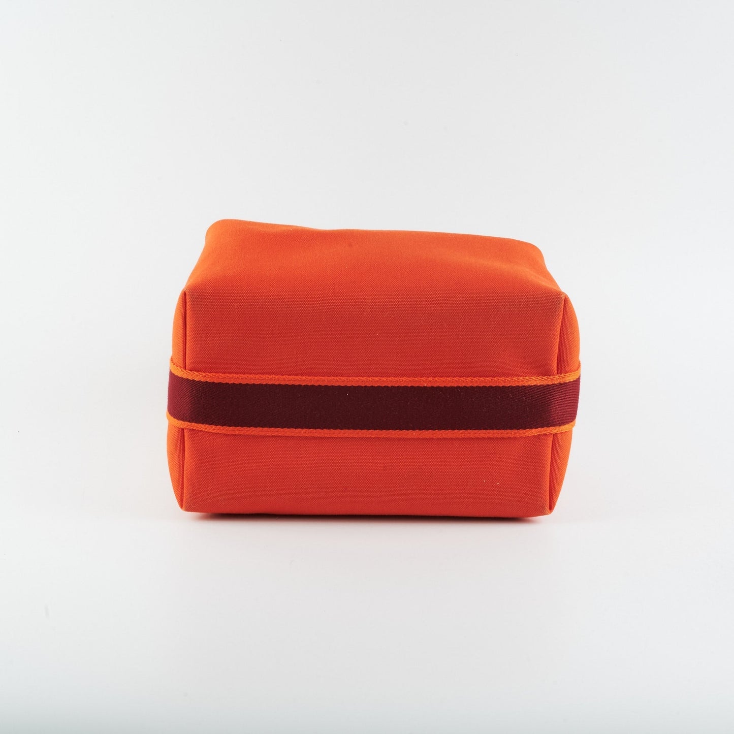 Hermes Bride a Brac Orange Burgundy Canvas