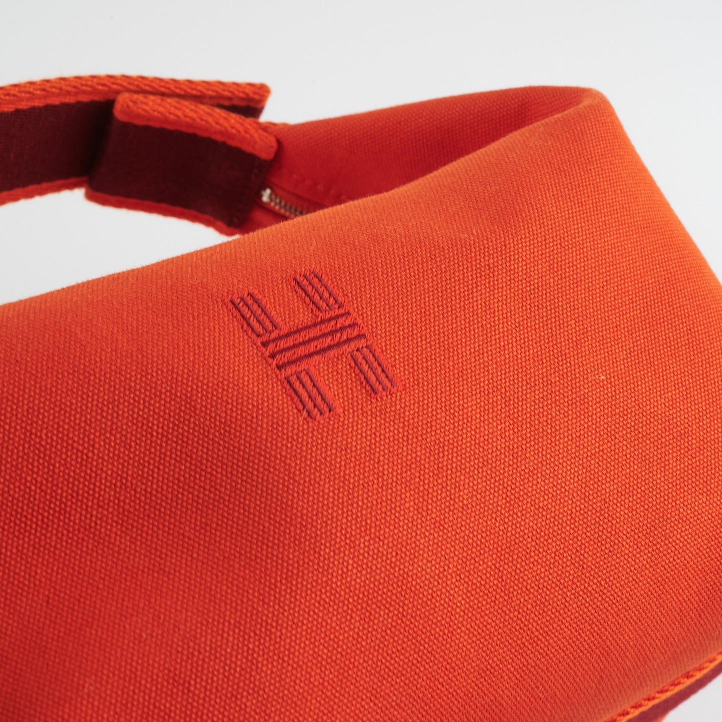Hermes Bride a Brac Orange Burgundy Canvas