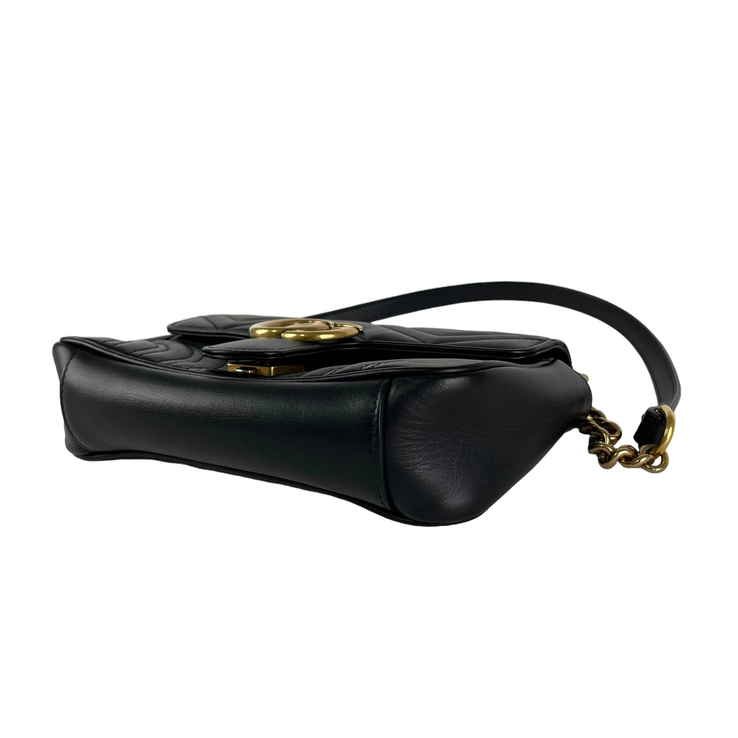 ITEM 29 - Gucci Marmont Matelasse Mini Black Crossbody Bag