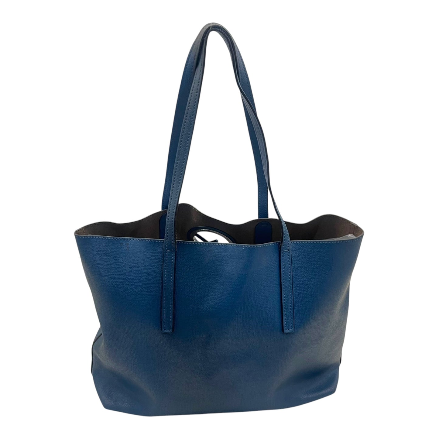 Fendi Black Cutout Leather Kan I Shopper Tote Bag