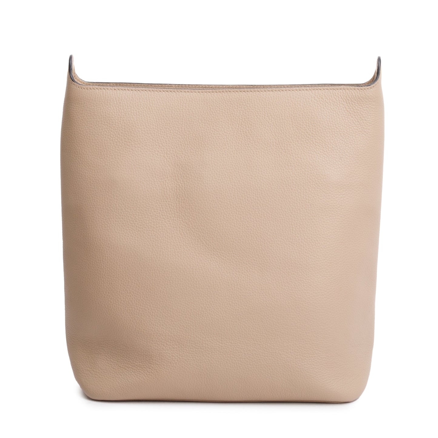 Prada Beige Vitello Daino Hobo Messenger Bag