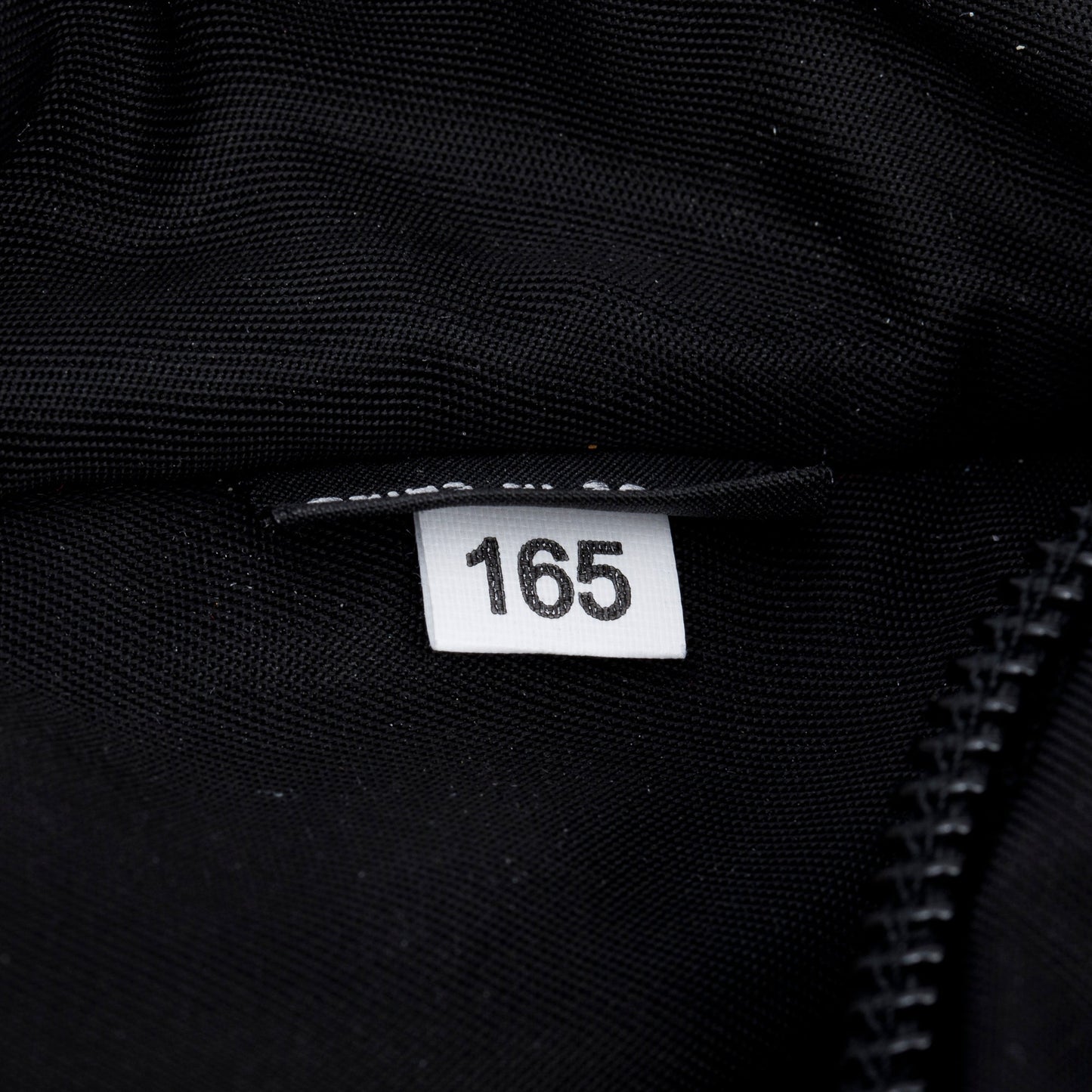 Prada Black Nappa Tessuto Nylon Stripe Montagne Belt Bag