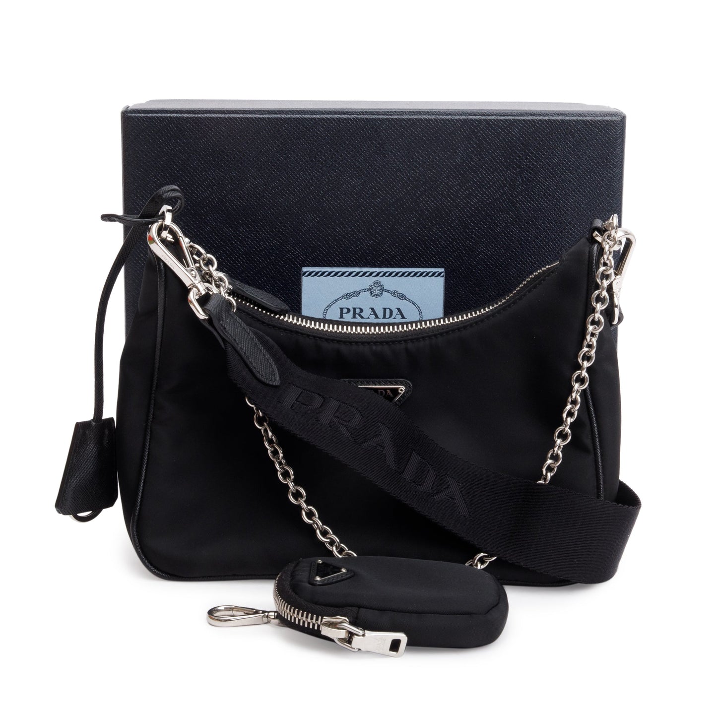 Prada Black Re-Edition 2005 Re-Nylon Shoulder Bag