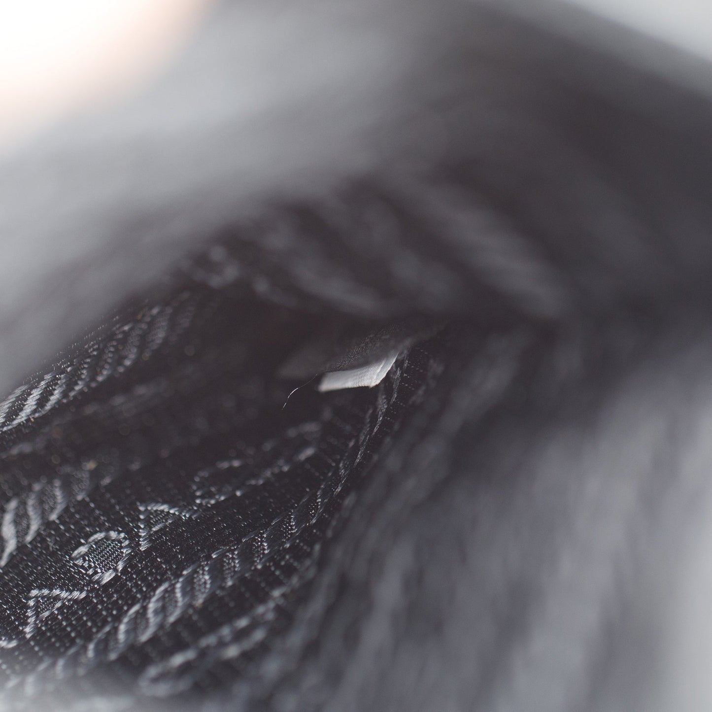 Prada Black Re-Nylon and Saffiano Leather Crossbody Bag