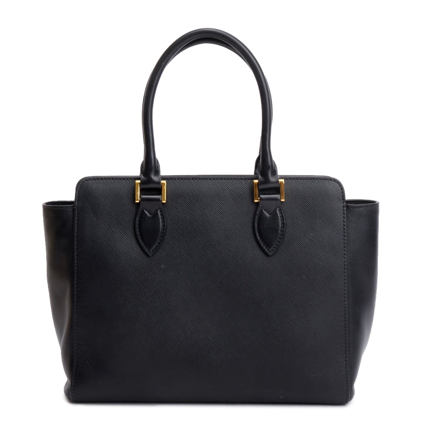 Prada Black Saffiano Soft Calf Leather Tote