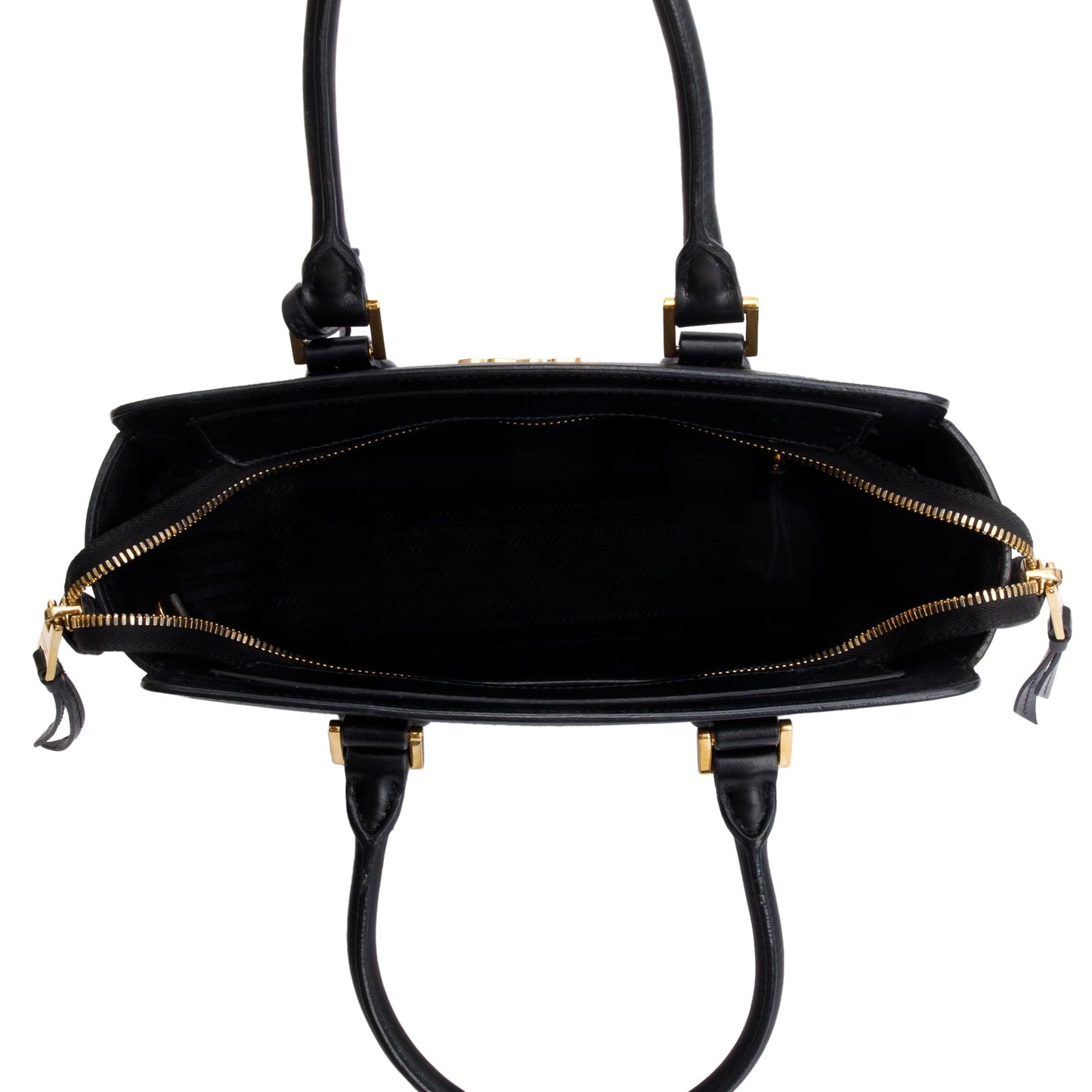 Prada Black Saffiano Soft Calf Leather Tote