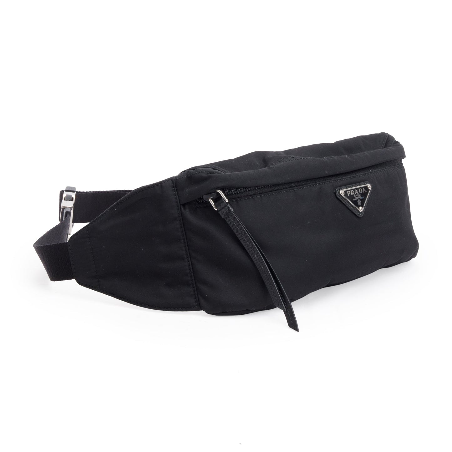 Prada Black Tessuto Nylon Montagne Belt Bag