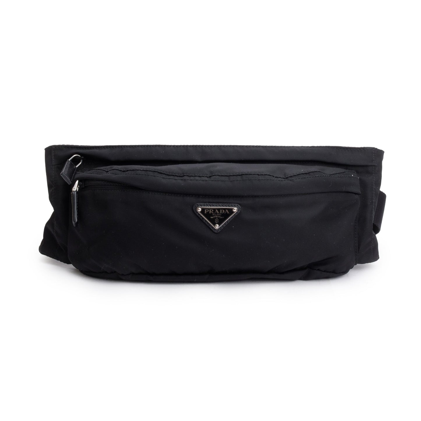 Prada Black Tessuto Nylon Montagne Belt Bag