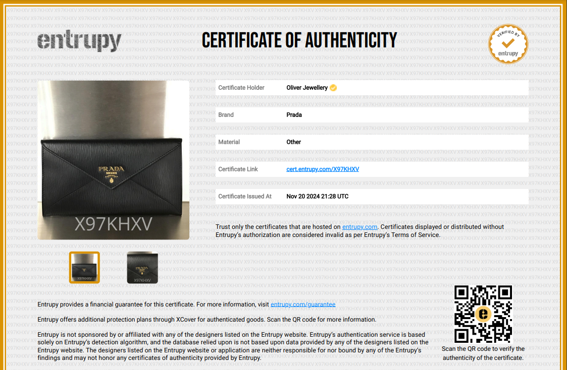 Prada Black Vitello Move Leather Envelope Wallet