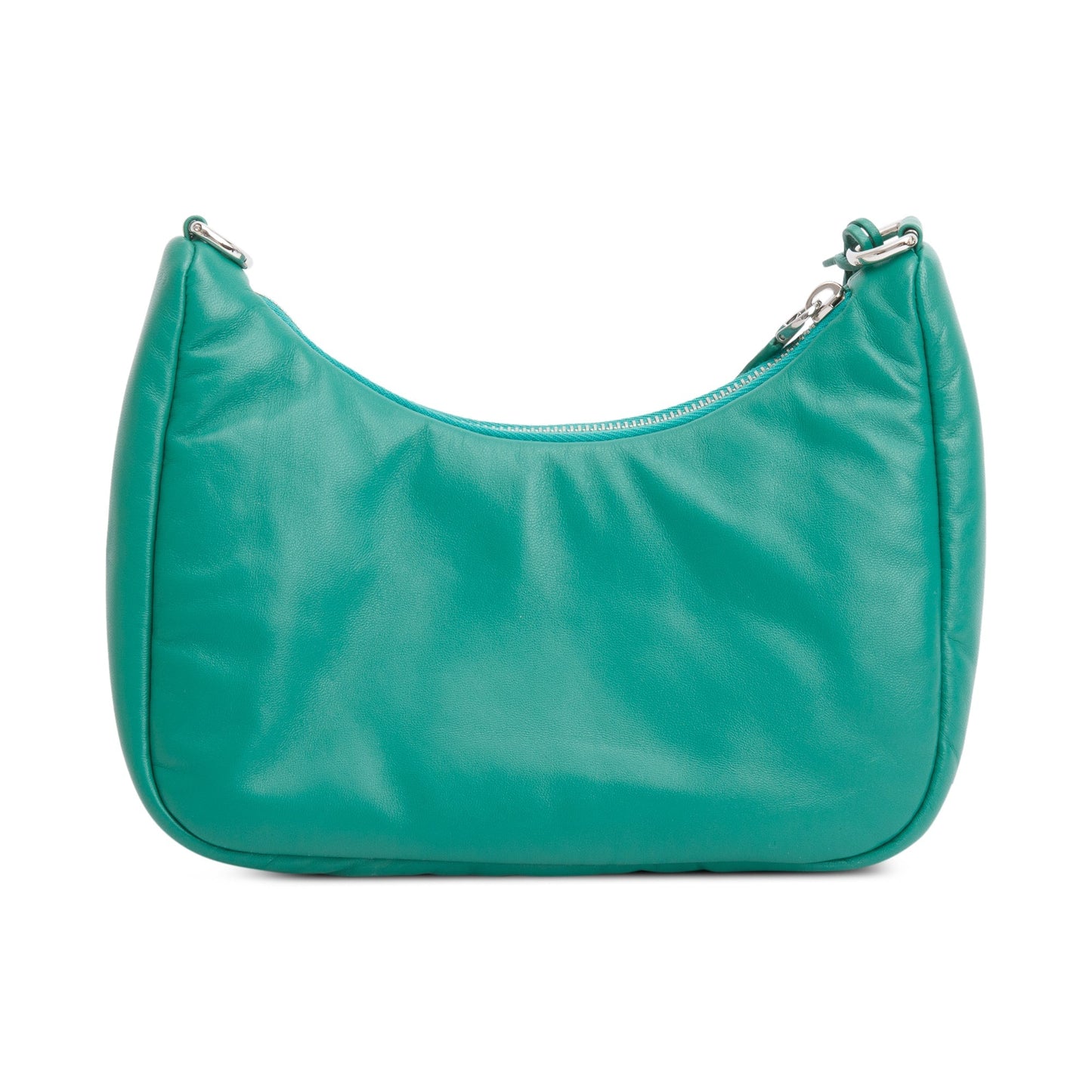 Prada Green Padded Nappa Leather Re-Edition 2005 Shoulder Bag