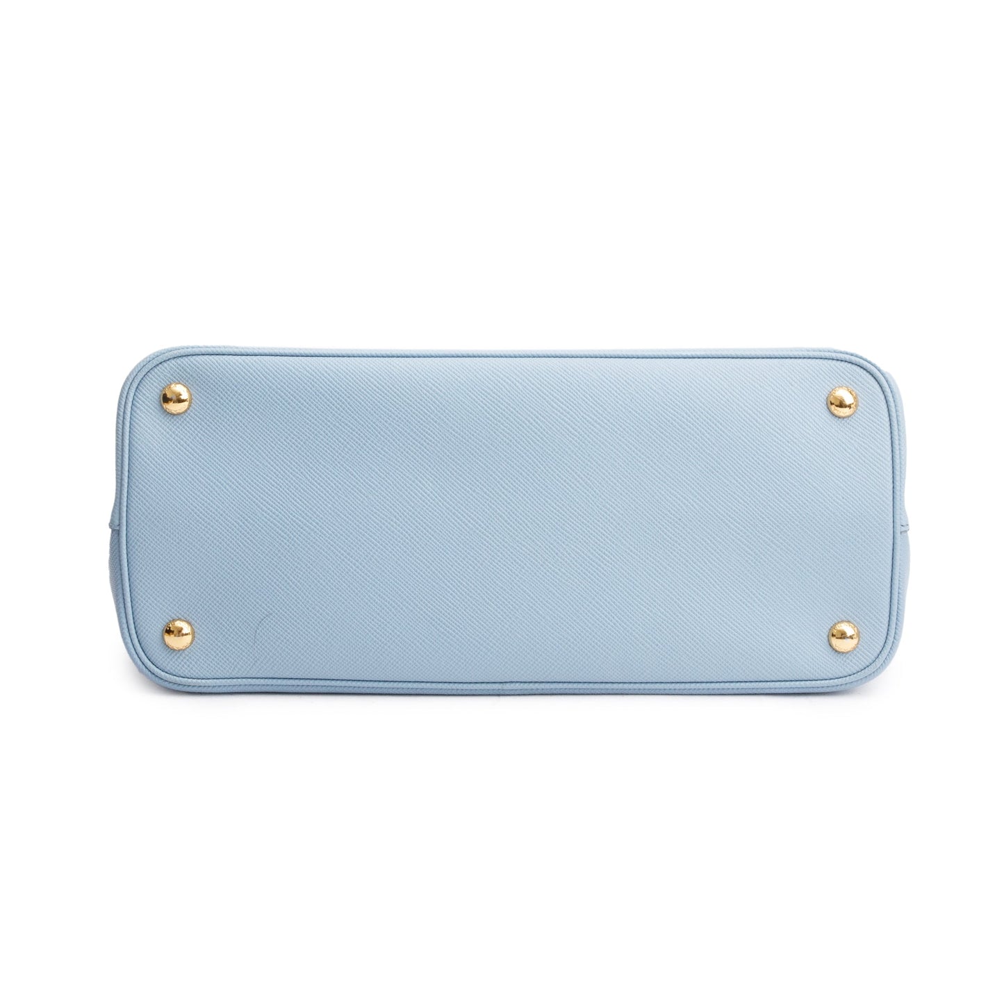 Prada Light Blue Saffiano Lux Medium Cuir Double Tote