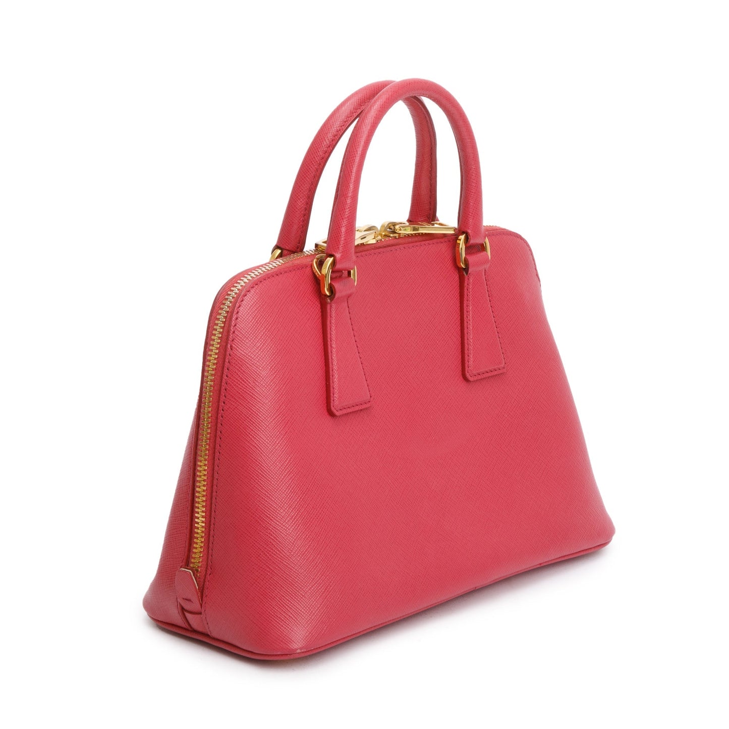 Prada Pink Saffiano Lux Small Promenade Tote
