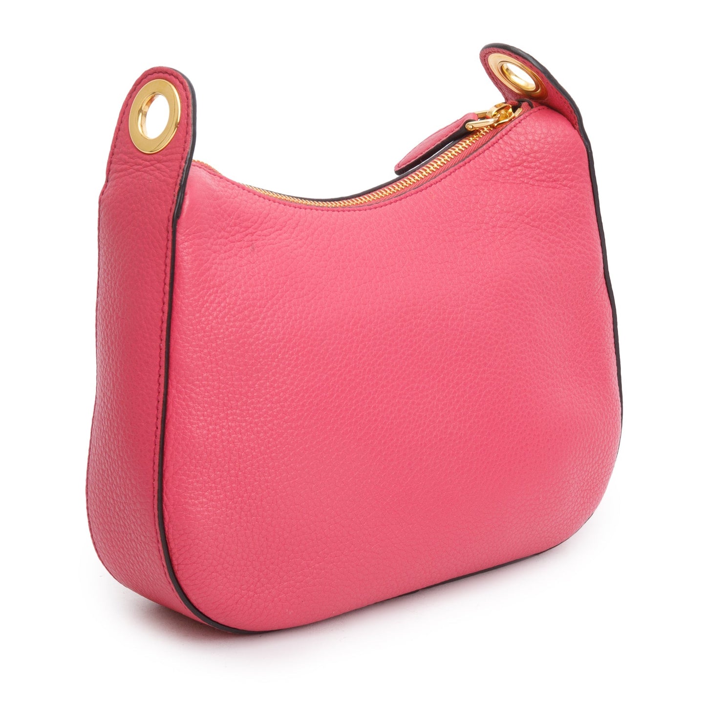 Prada Pink Vitello Phenix Logo Crossbody Bag