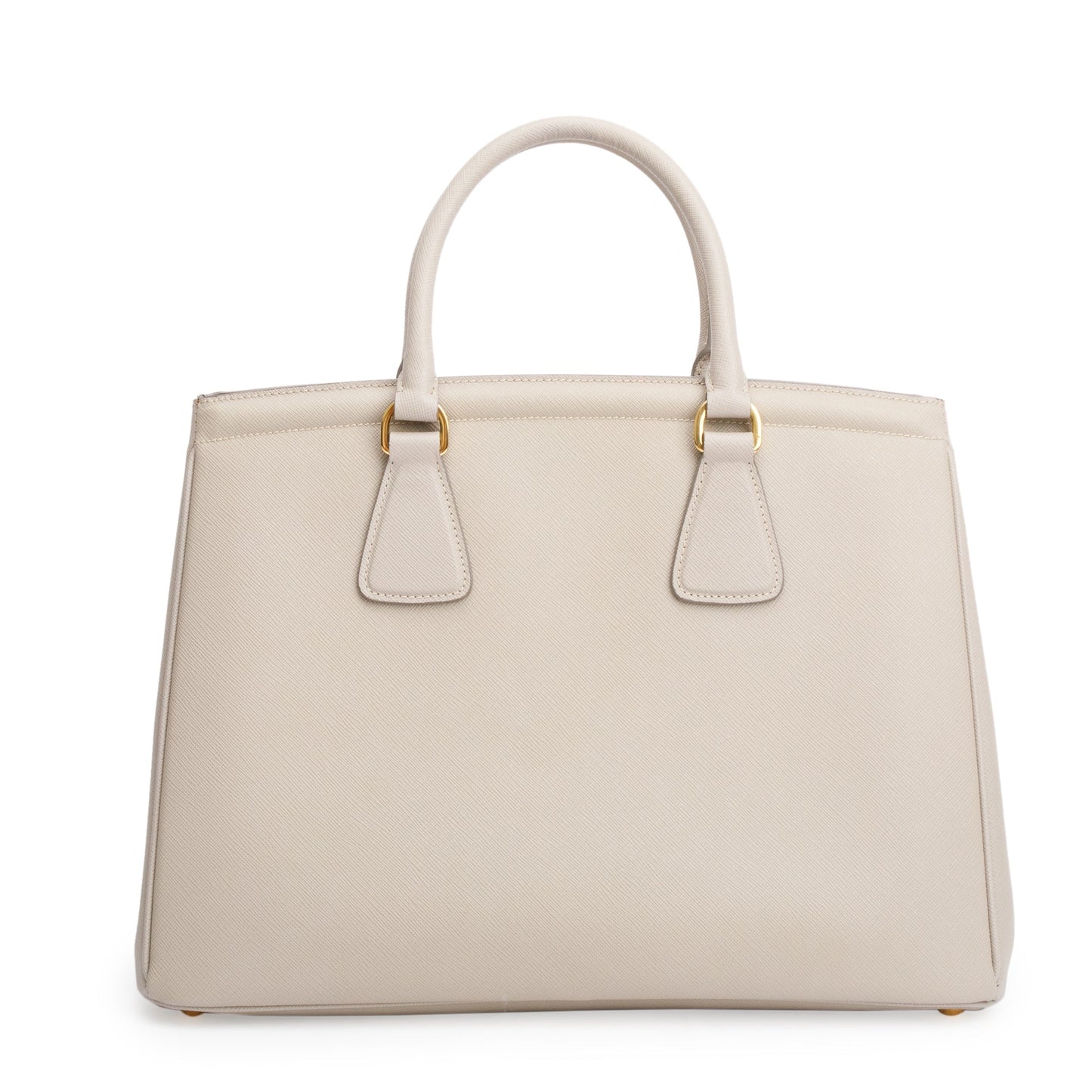 Prada Pomice Saffiano Leather Parabole Tote