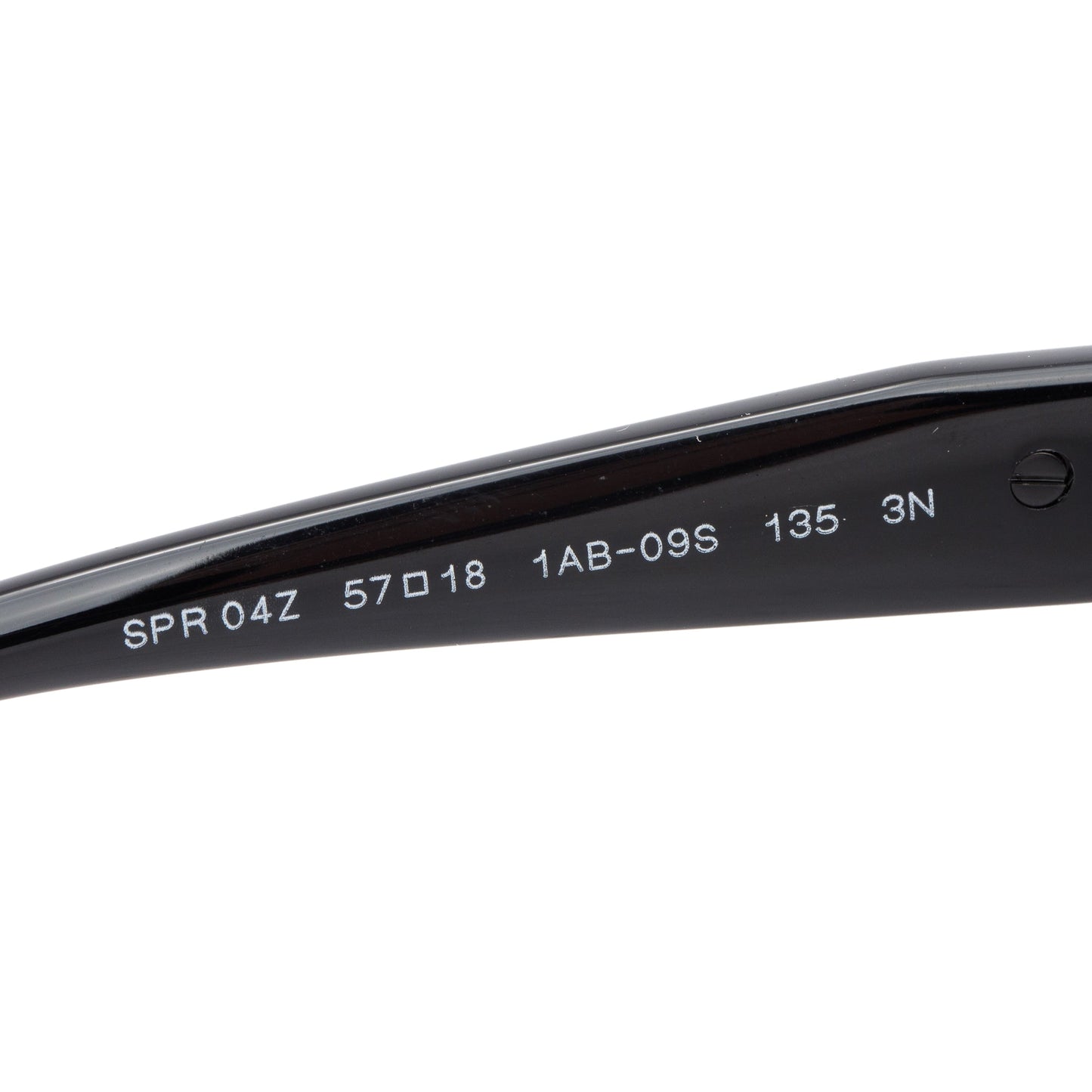 Prada SPR 04Z Black Acetate Square Sunglasses