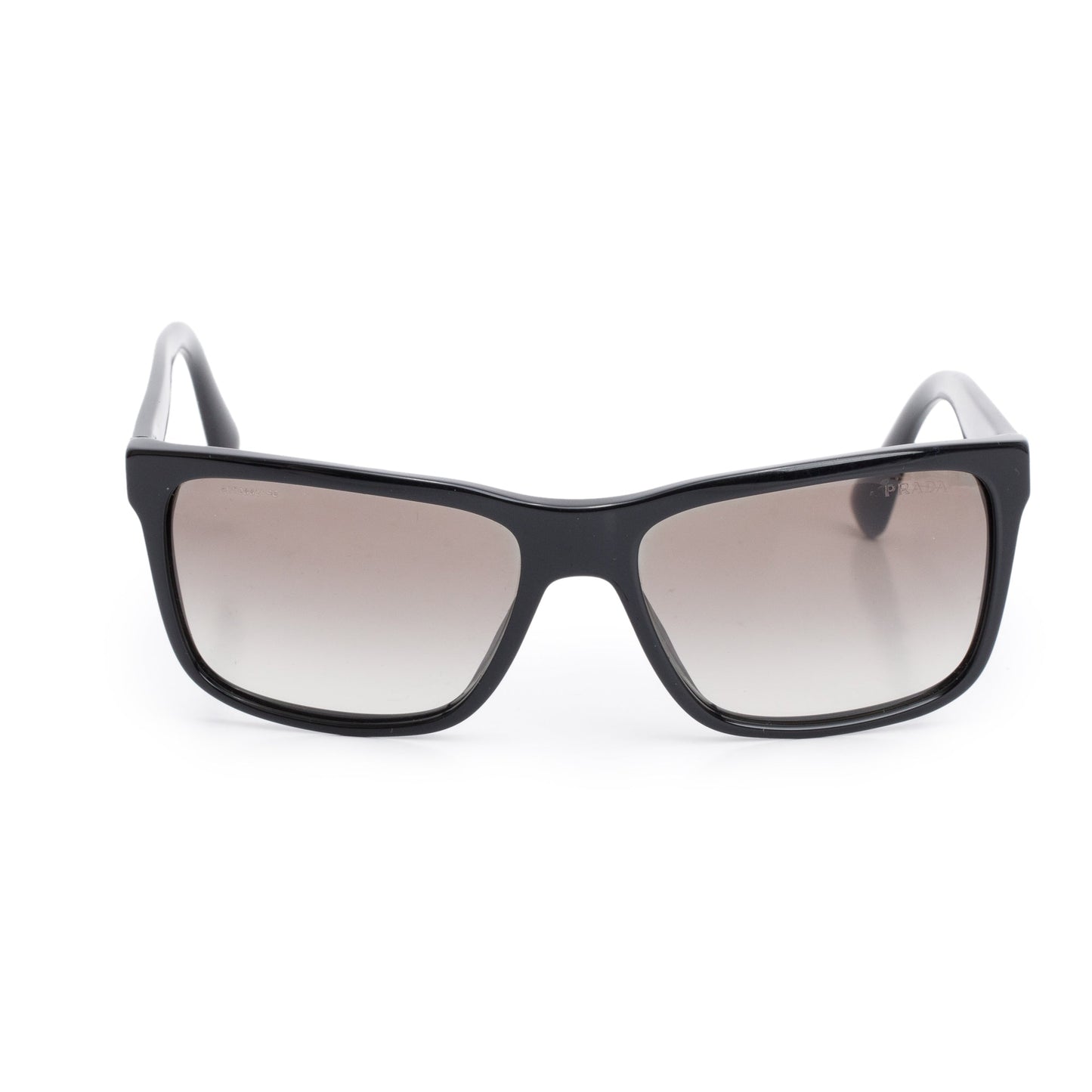 Prada SPR19S Black Acetate Square Sunglasses