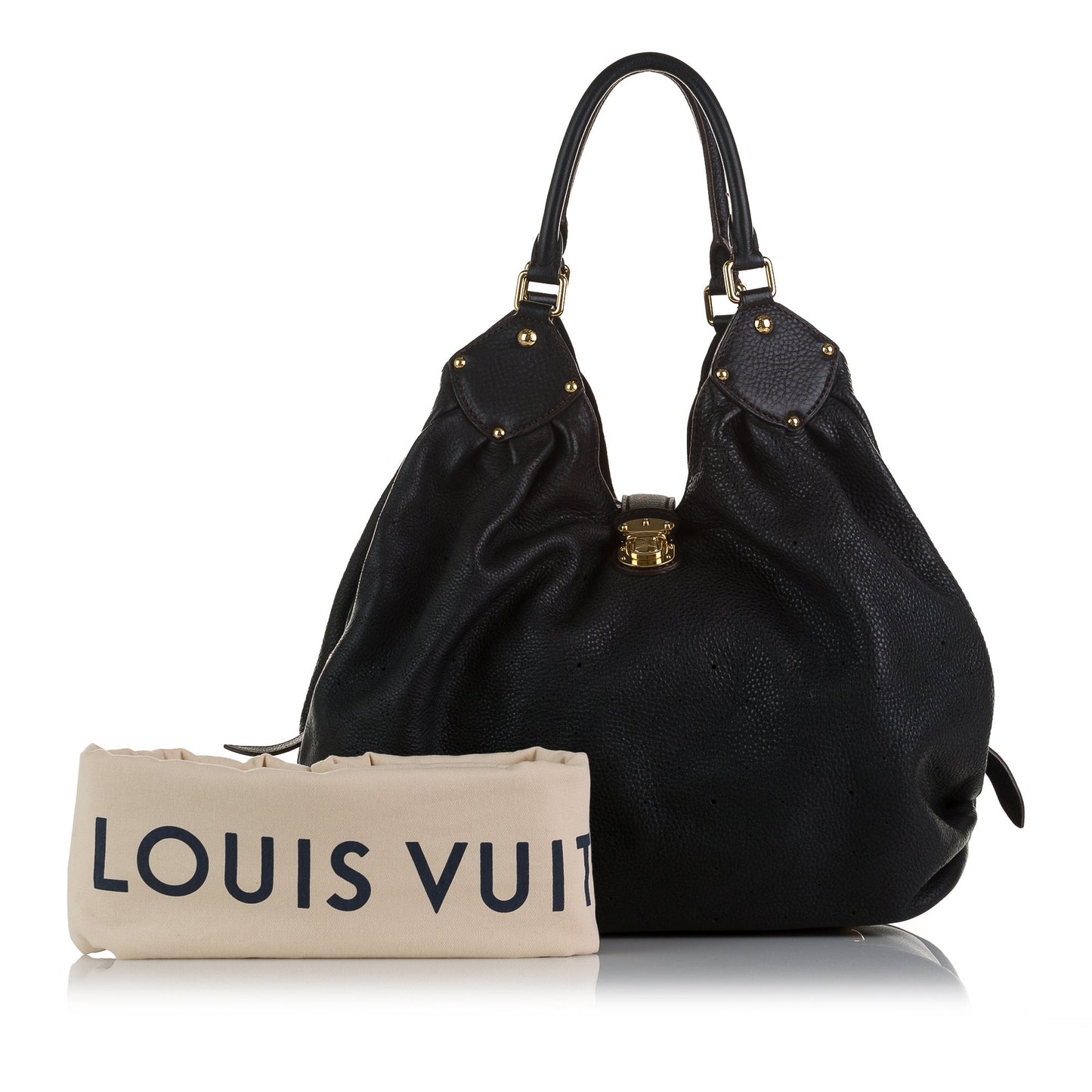 Louis Vuitton Mahina Shopper GM Black