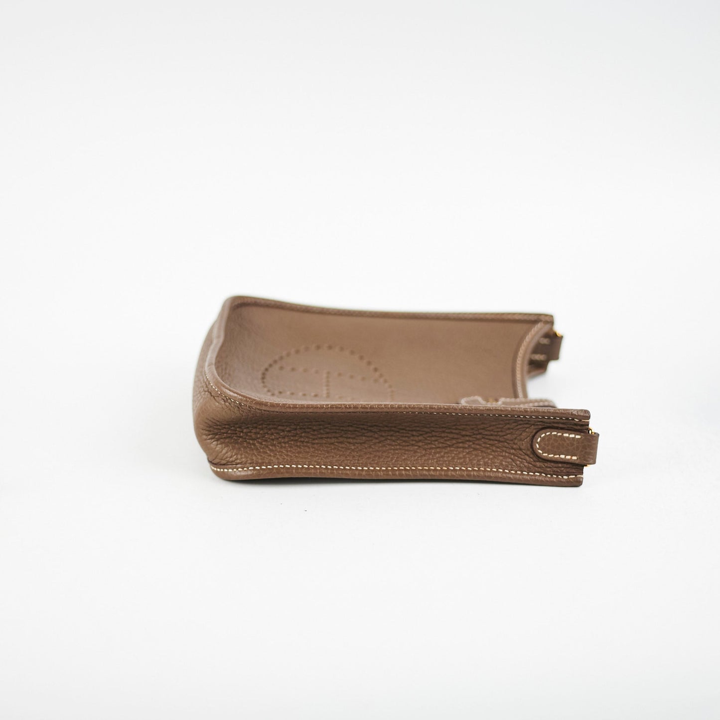 ITEM 36 - Hermes Mini TPM Evelyn Etoupe Z Stamp 2021