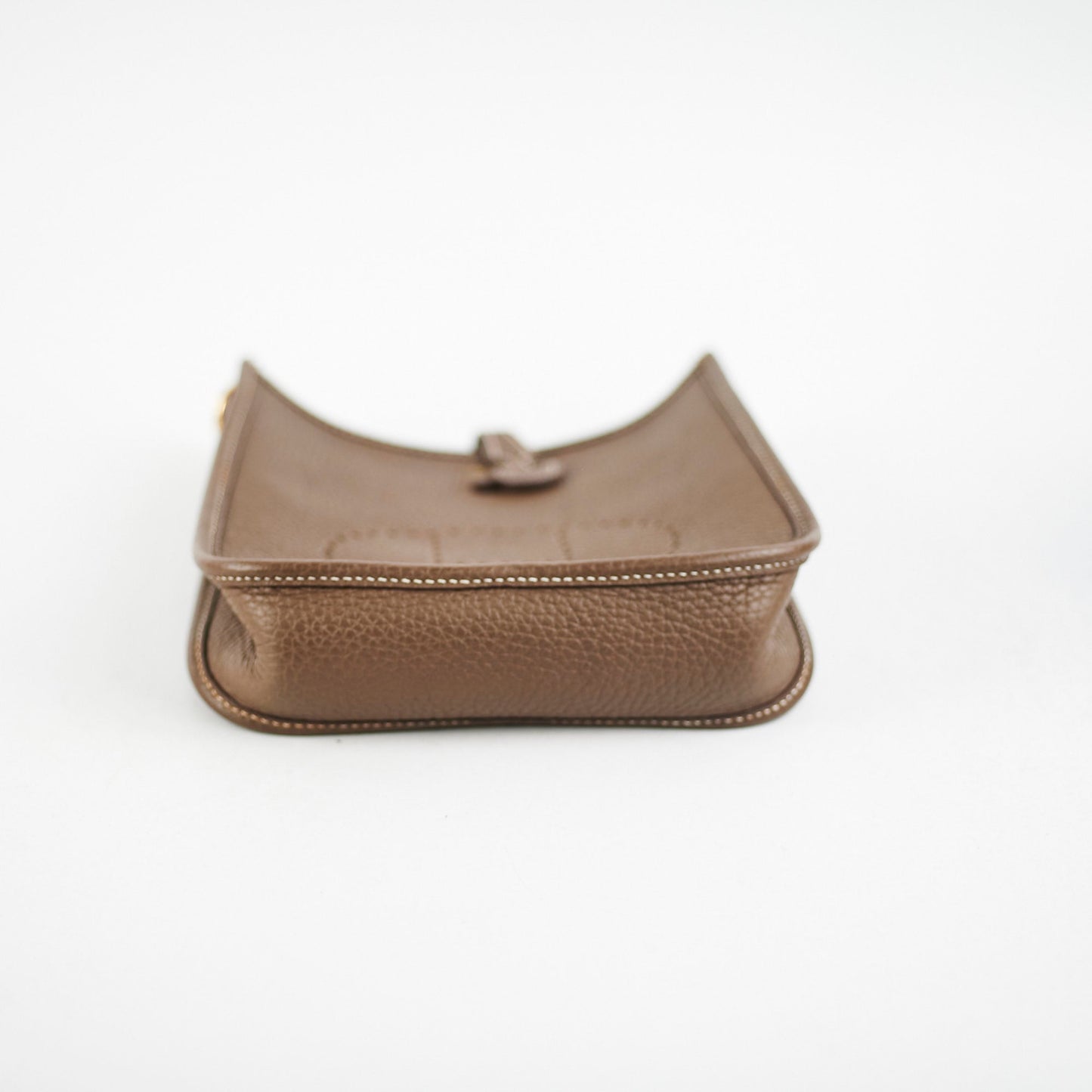 ITEM 36 - Hermes Mini TPM Evelyn Etoupe Z Stamp 2021