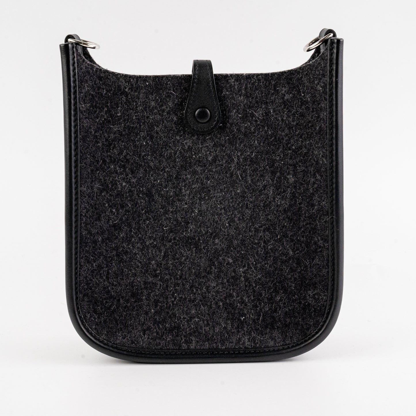 Hermes TPM Mini Evelyn 16 Wool Graphite Noir - Stamp U 2022