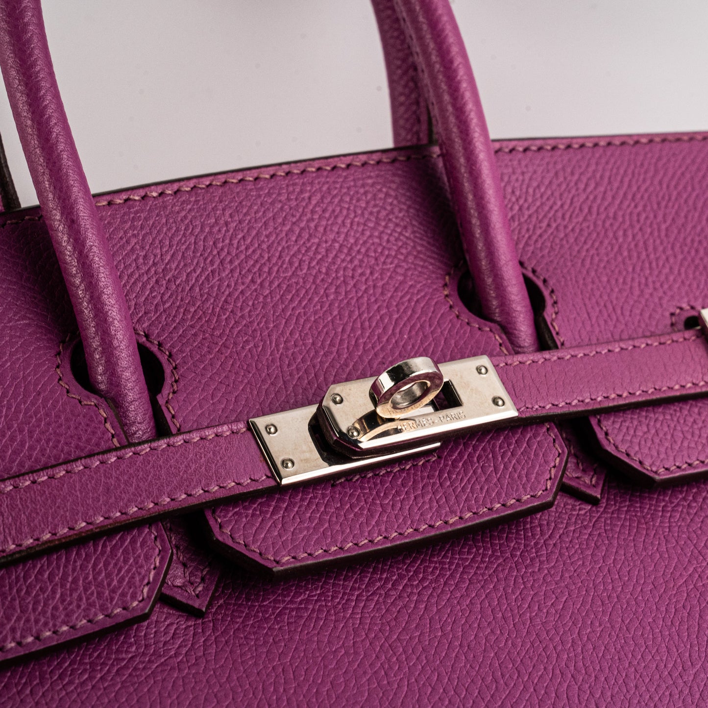 ITEM 34 - Hermes Birkin 25 Epsom Cyclamen Bag - Stamp I Square