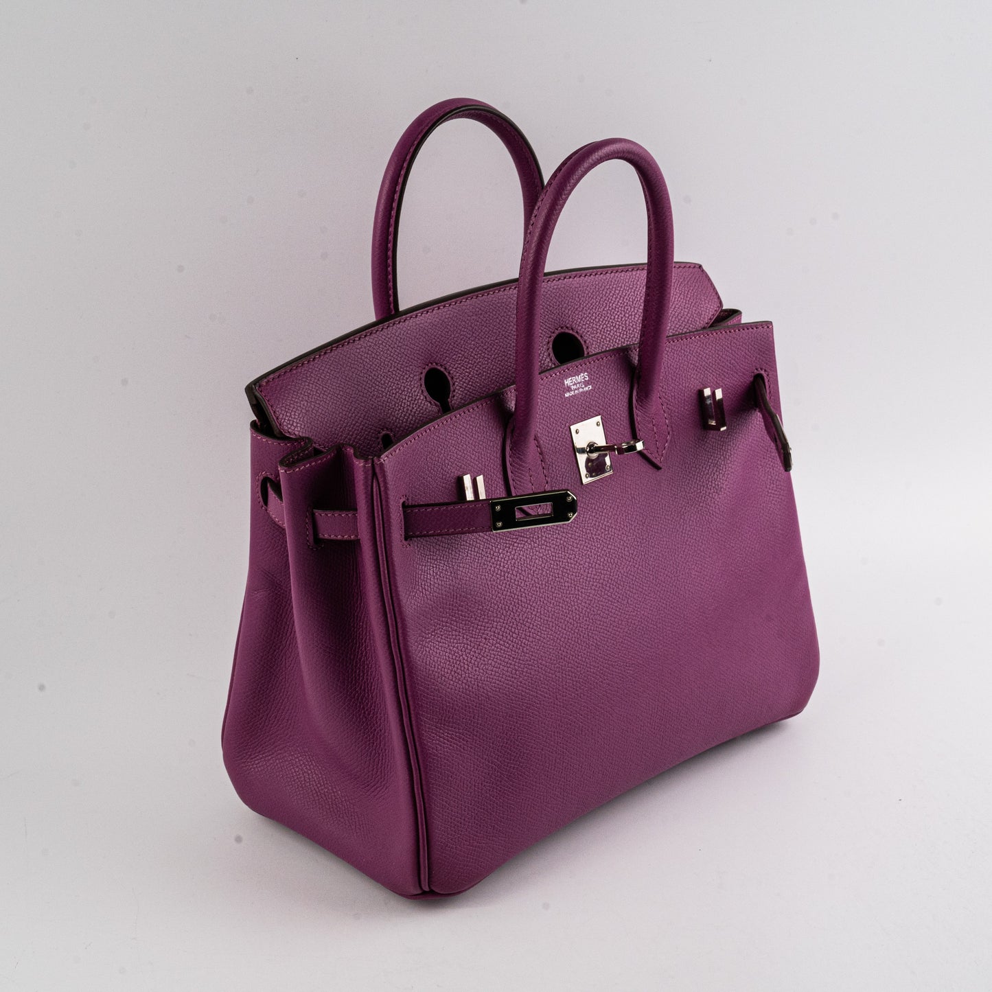 ITEM 34 - Hermes Birkin 25 Epsom Cyclamen Bag - Stamp I Square