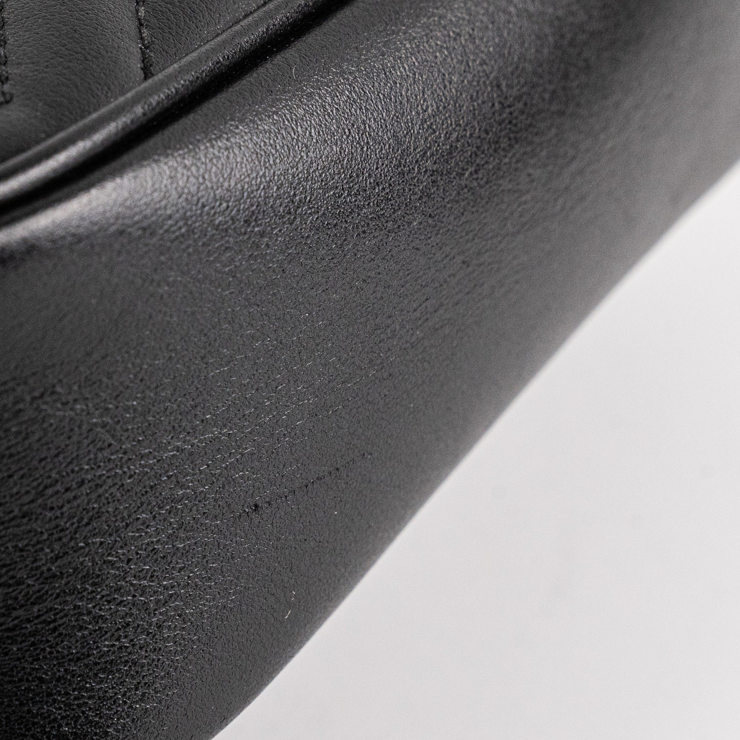 ITEM 12 - Gucci Mini Marmont Black Leather Camera Crossbody Bag