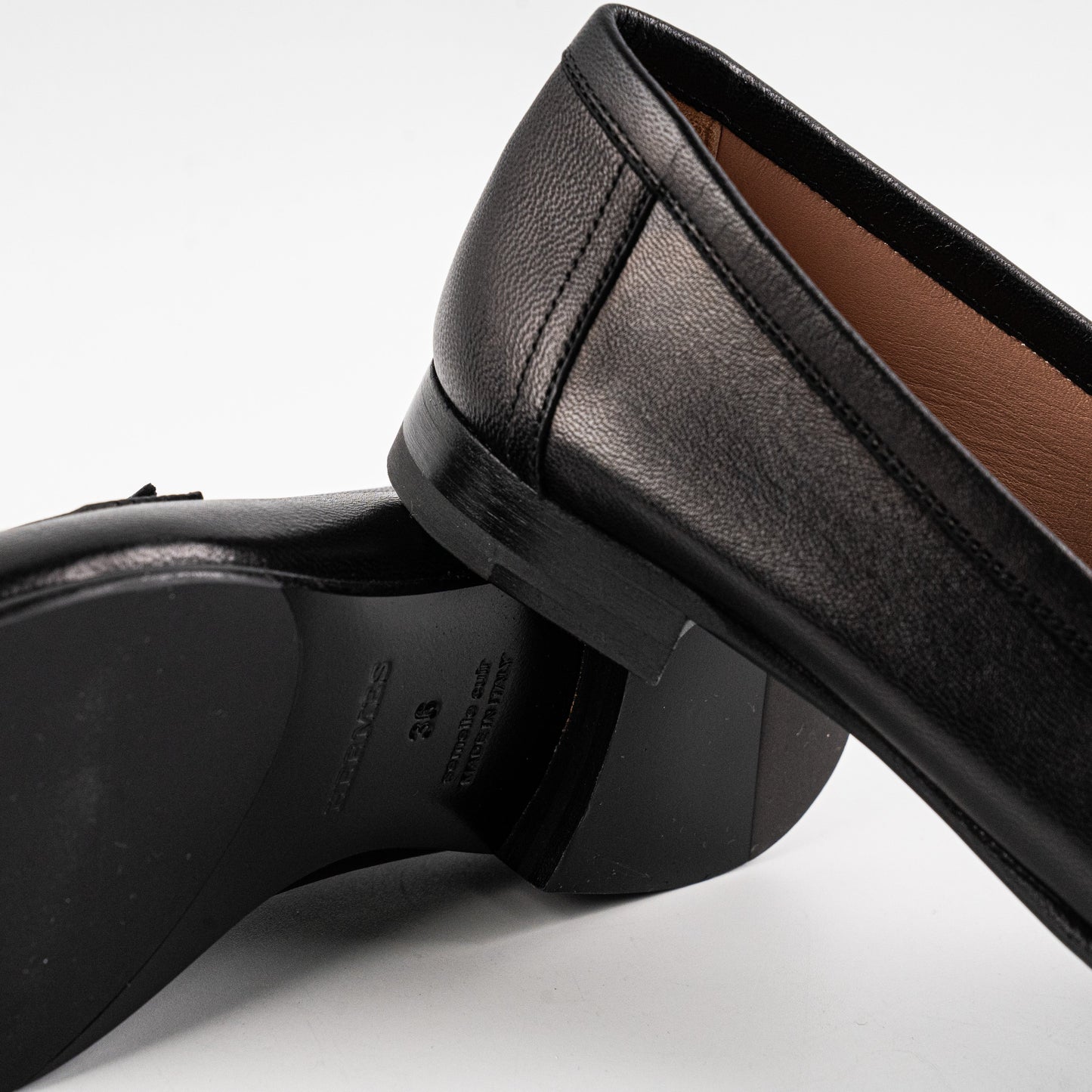 Hermes Women Paris Size 36 Black Loafer