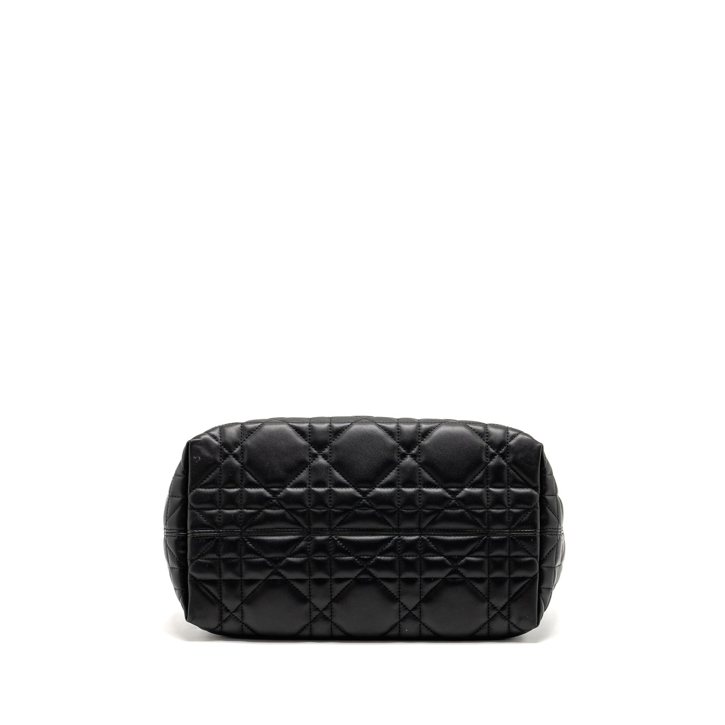 Dior Medium Dior Toujours Tote Purse Macrocannage Calfskin Black