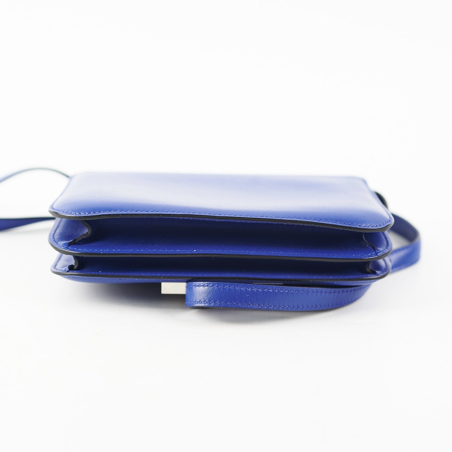 ITEM 29 - Hermes 18 Mini Constance Electric Blue A Stamp