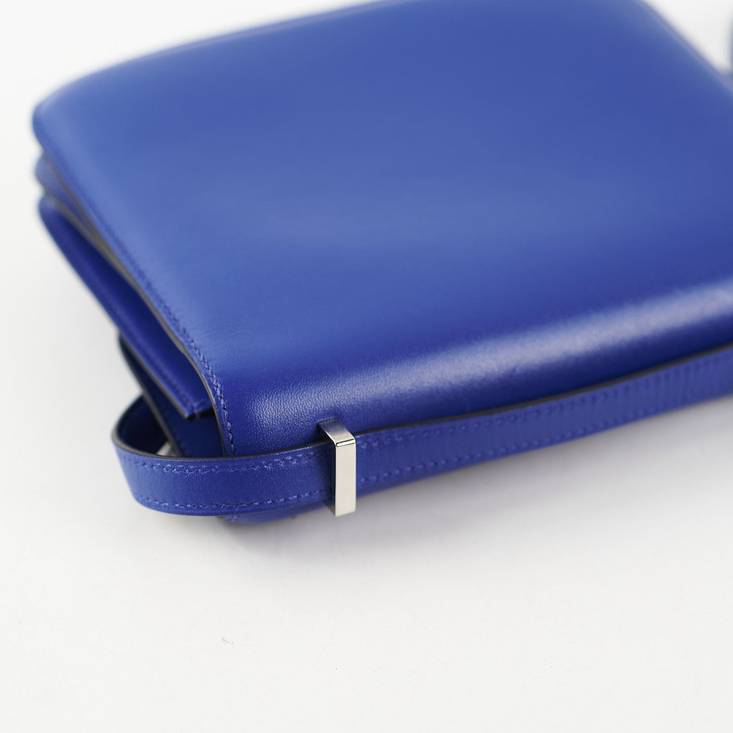 ITEM 29 - Hermes 18 Mini Constance Electric Blue A Stamp
