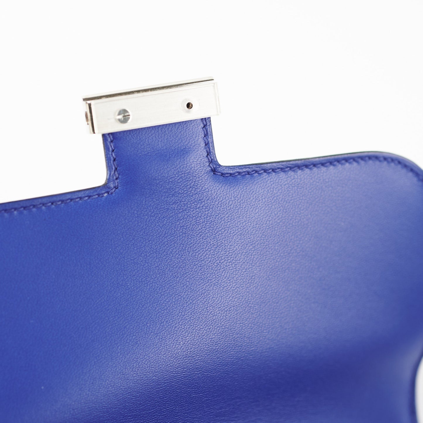 ITEM 29 - Hermes 18 Mini Constance Electric Blue A Stamp