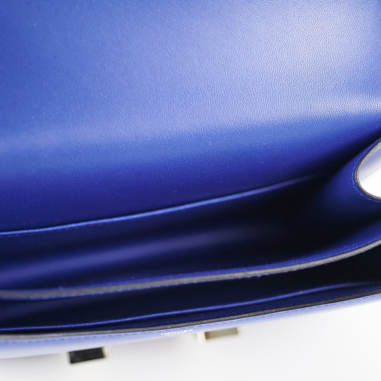 ITEM 29 - Hermes 18 Mini Constance Electric Blue A Stamp