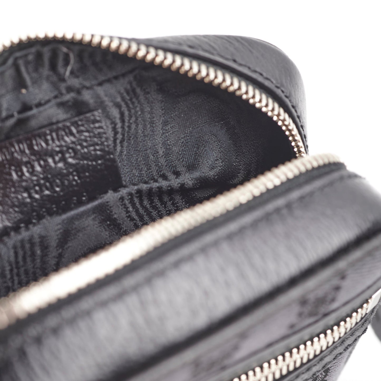 Gucci x Balenciaga Black Monogram Crossbody Bag